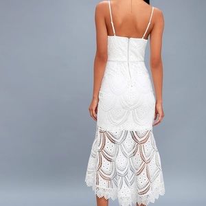 White lace eyelet dress from LuLus